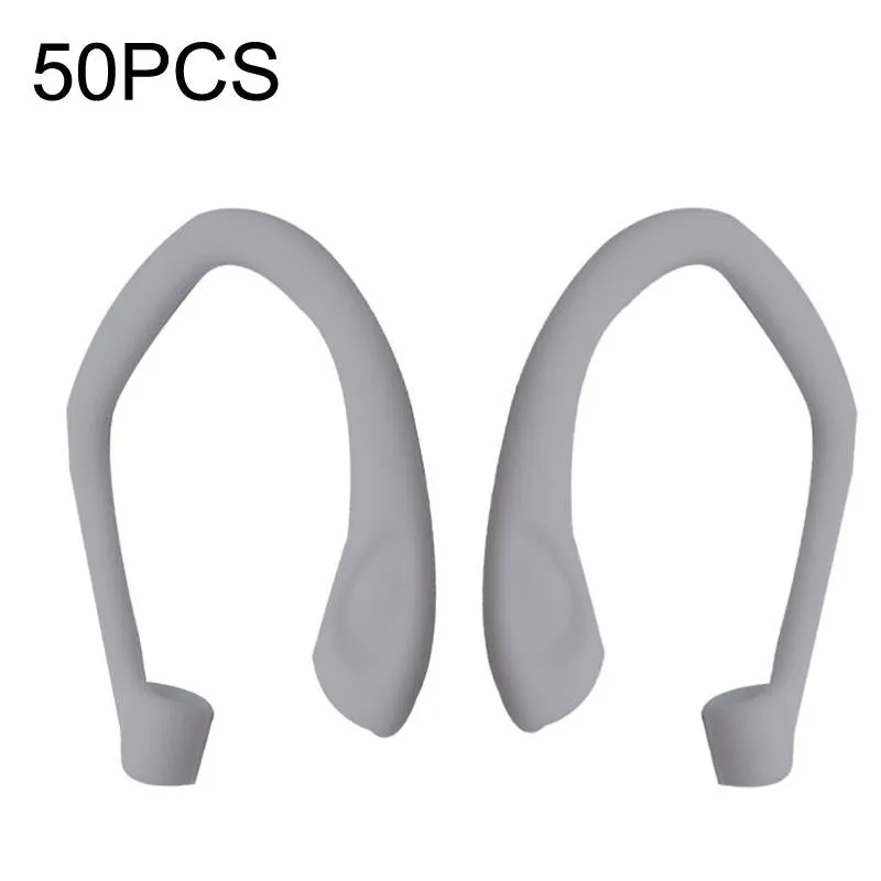50 Non-slip Silicone Ear Hooks for Apple Pro Sports Bluetooth Earphones