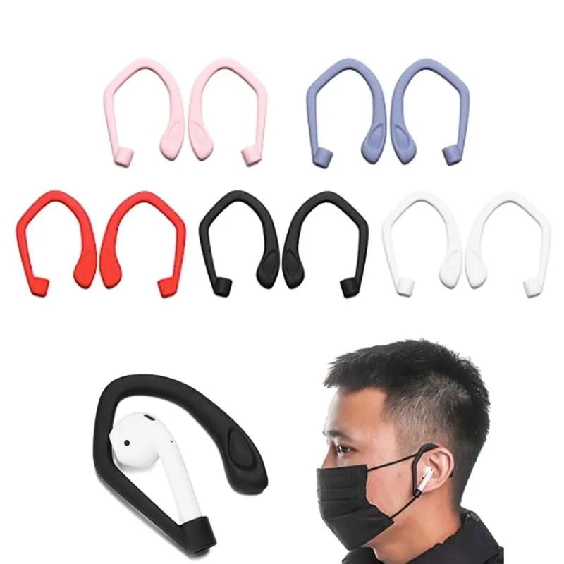 50 Non-slip Silicone Ear Hooks for Apple Pro Sports Bluetooth Earphones