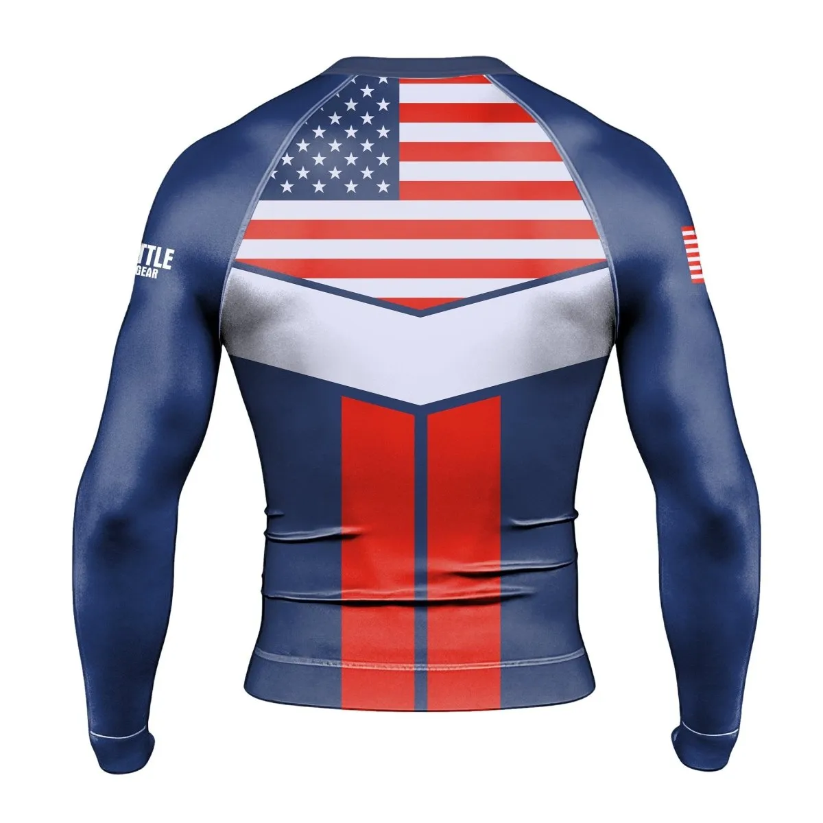 American Flag Long Sleeve Rash Guard