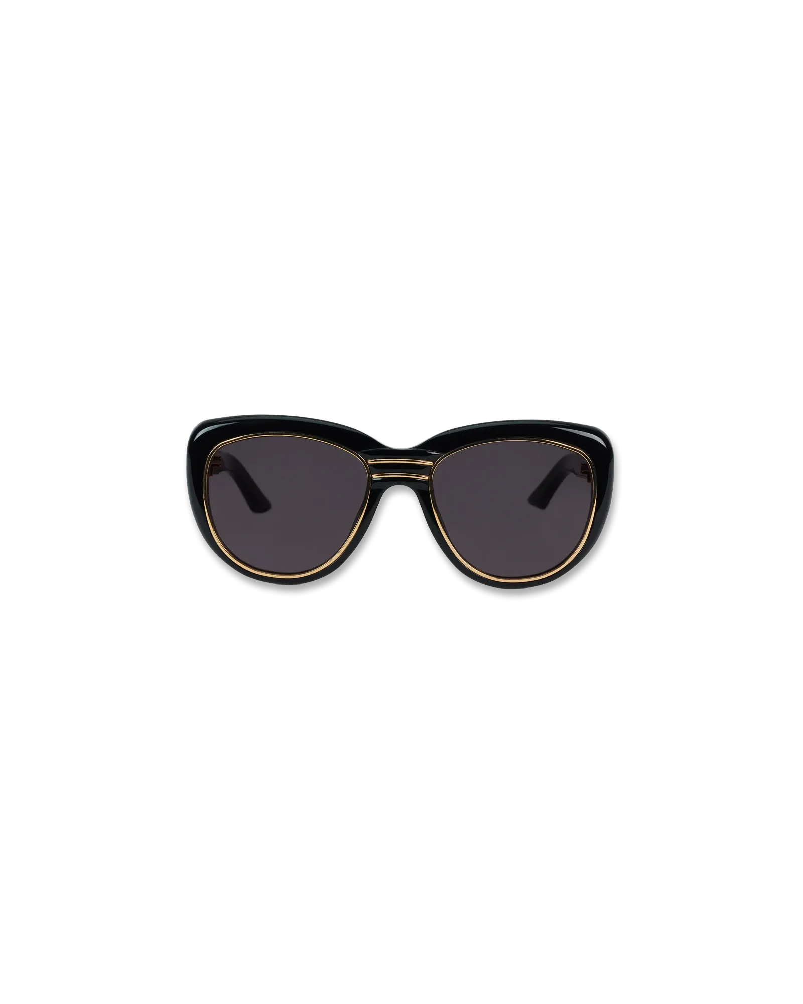 Black & Gold The Wing Sunglasses