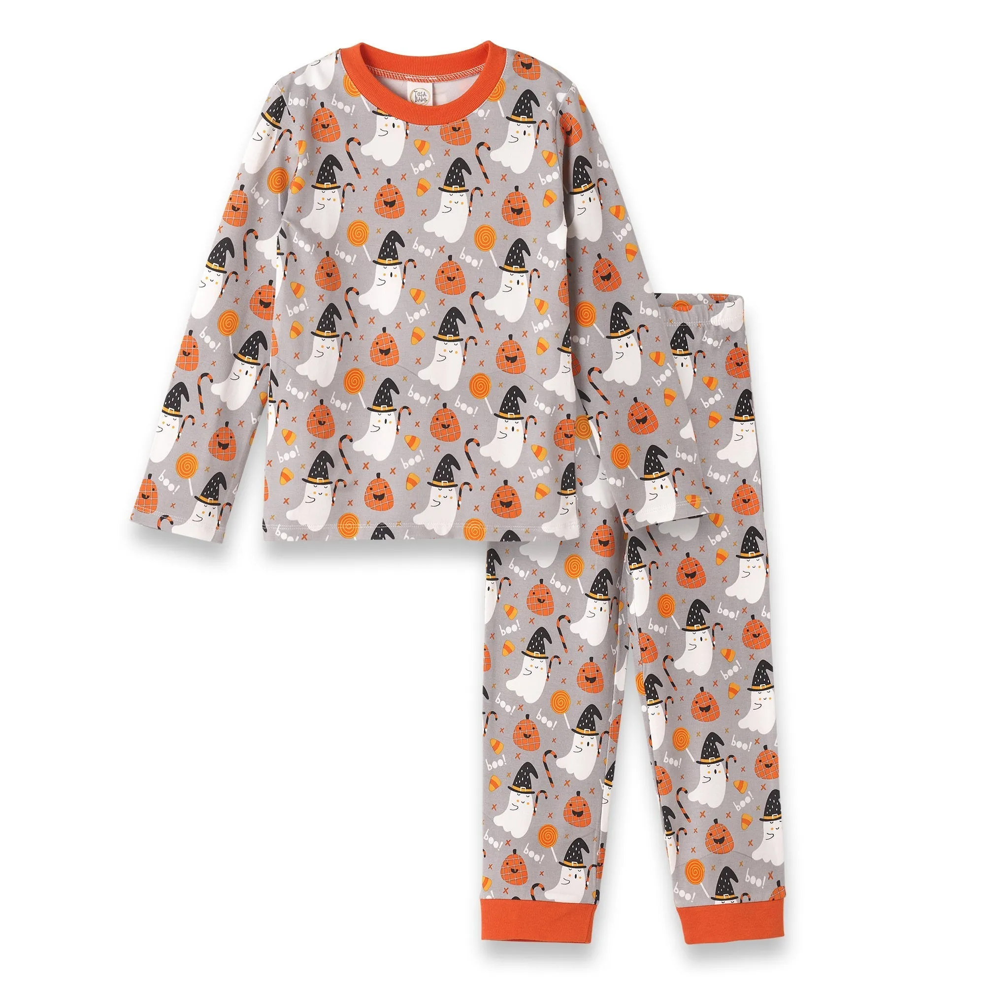Boo Kid's Halloween Bamboo Pajama Set