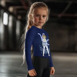 Capricorn Zodiac Mom Kids Rash Guard