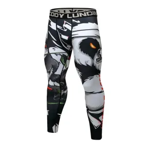 Cody Lundin - Evil Panda - BJJ compression tights /rash guard / Spats /Pants