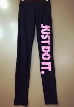 Elastic Flower Print Casual Straight Slim 9/10 Pants