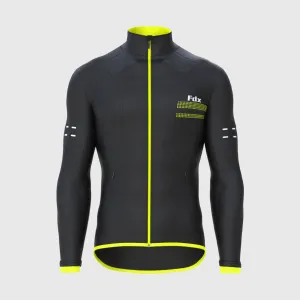 Fdx Arch Men's Fluorescent Yellow Windproof & Water Resistant Cycling Jacket