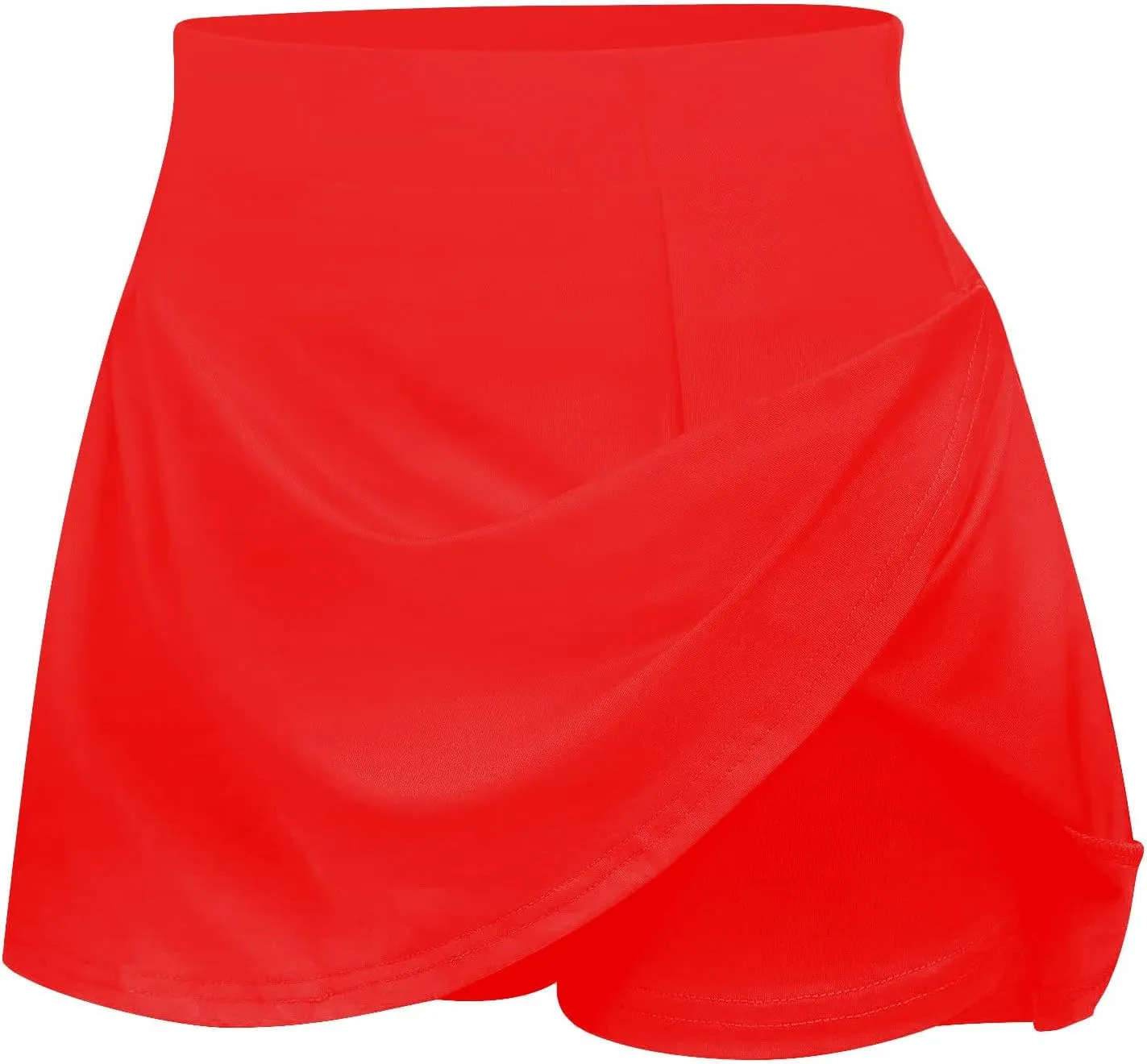 Firzero Women Summer Skirt Ruffle High Waist Workout Skirt Lightweight Running Tennis Skirt Athletic Short Yoga Skirt
