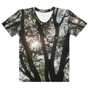 GG - Women's crew neck T-shirt - Trees & Sun