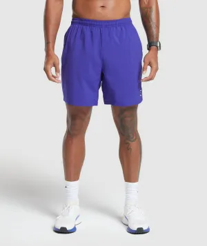 Gymshark Arrival 7" Shorts - Cobalt Purple