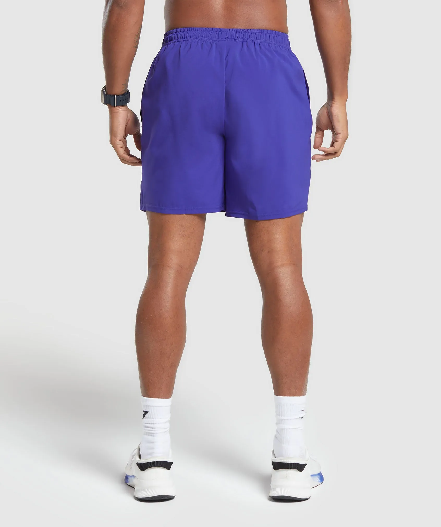 Gymshark Arrival 7" Shorts - Cobalt Purple