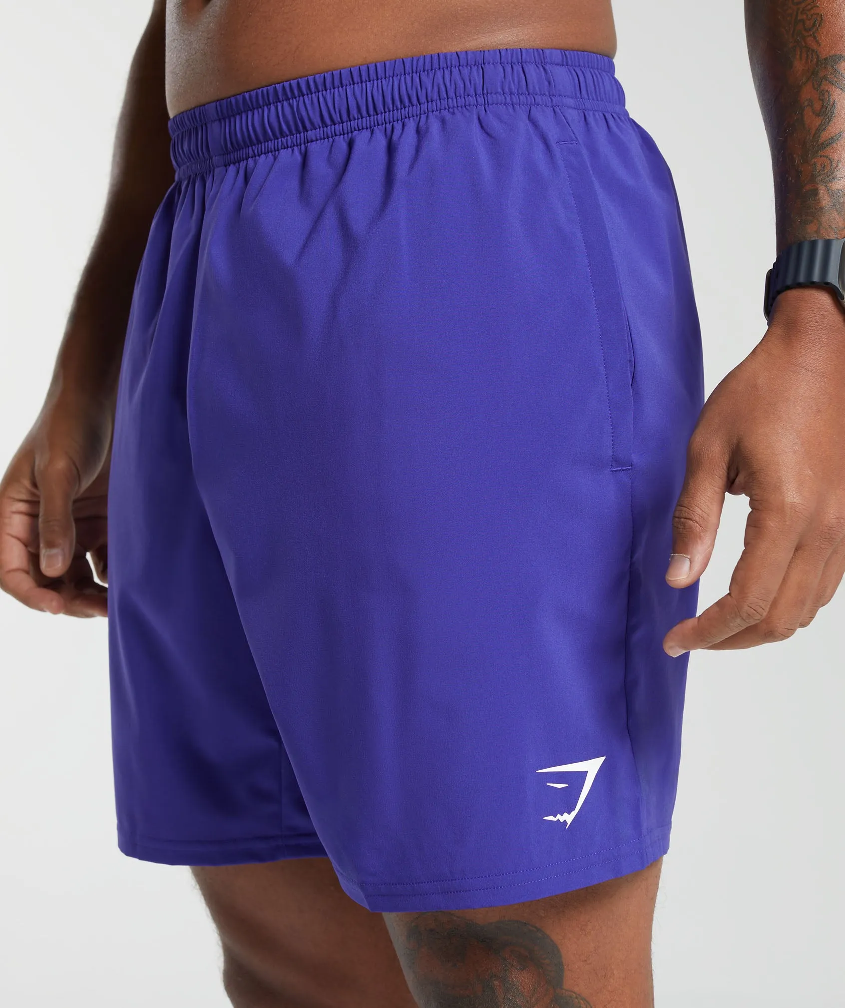 Gymshark Arrival 7" Shorts - Cobalt Purple