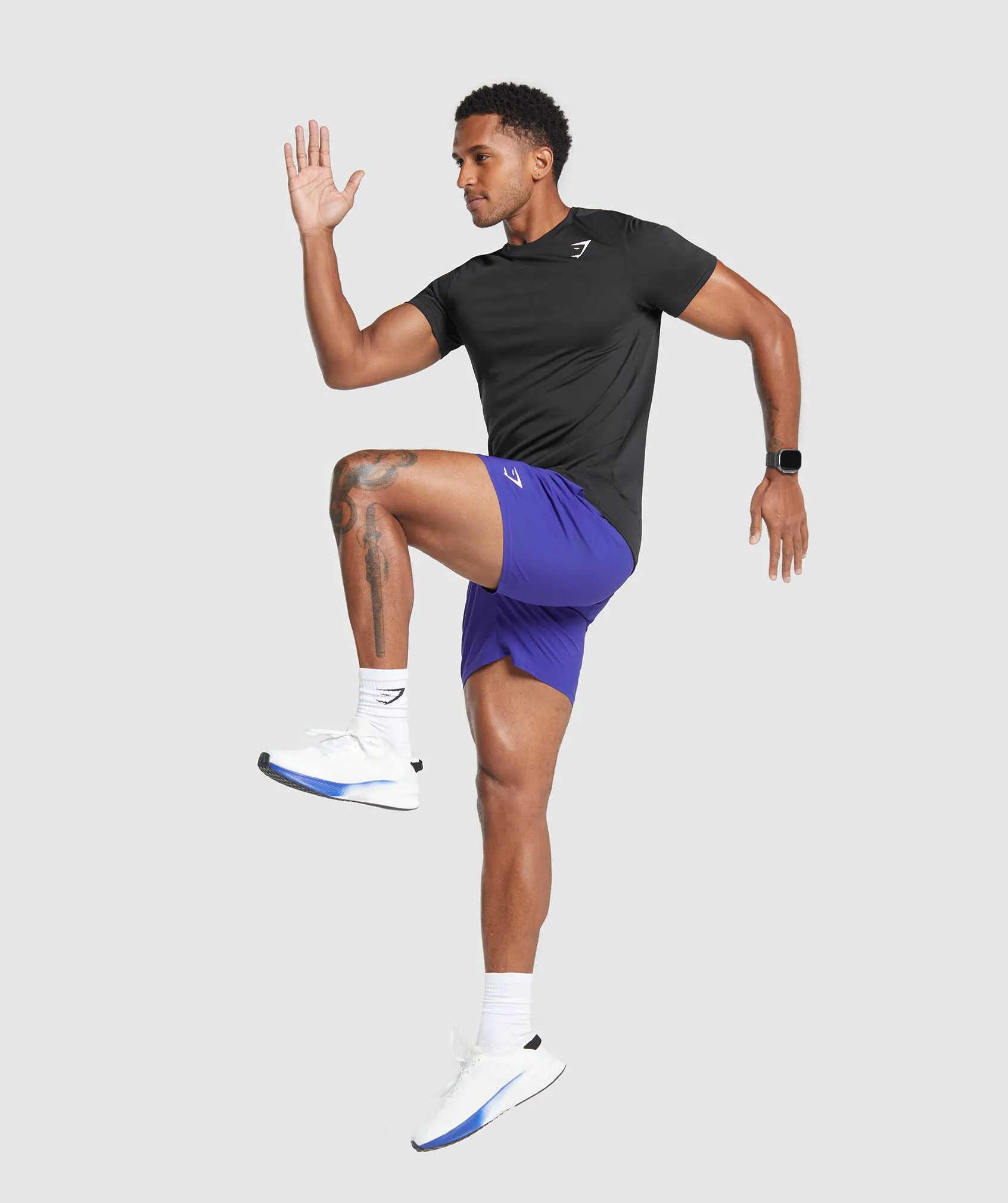 Gymshark Arrival 7" Shorts - Cobalt Purple