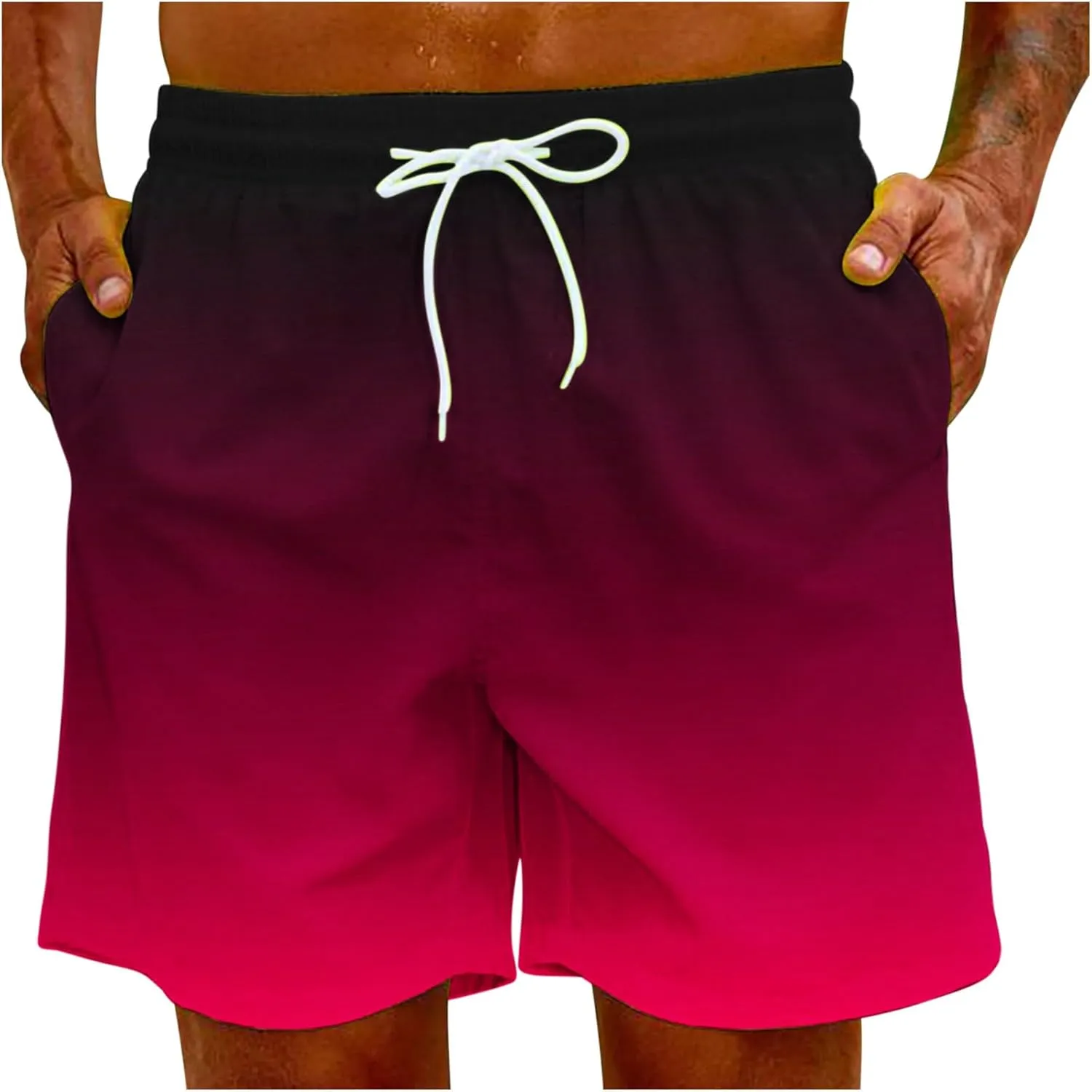 Lastesso Mens Shorts Athletic Running Shorts Lightweight 7 Inch Gym Workout Board Shorts with Pockets Comfort Swim Trunks