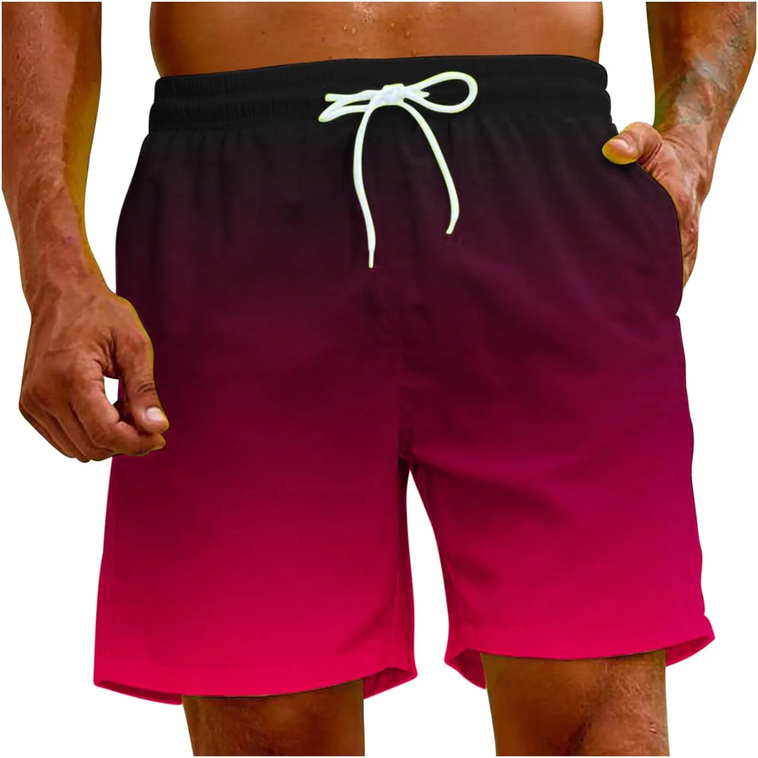 Lastesso Mens Shorts Athletic Running Shorts Lightweight 7 Inch Gym Workout Board Shorts with Pockets Comfort Swim Trunks