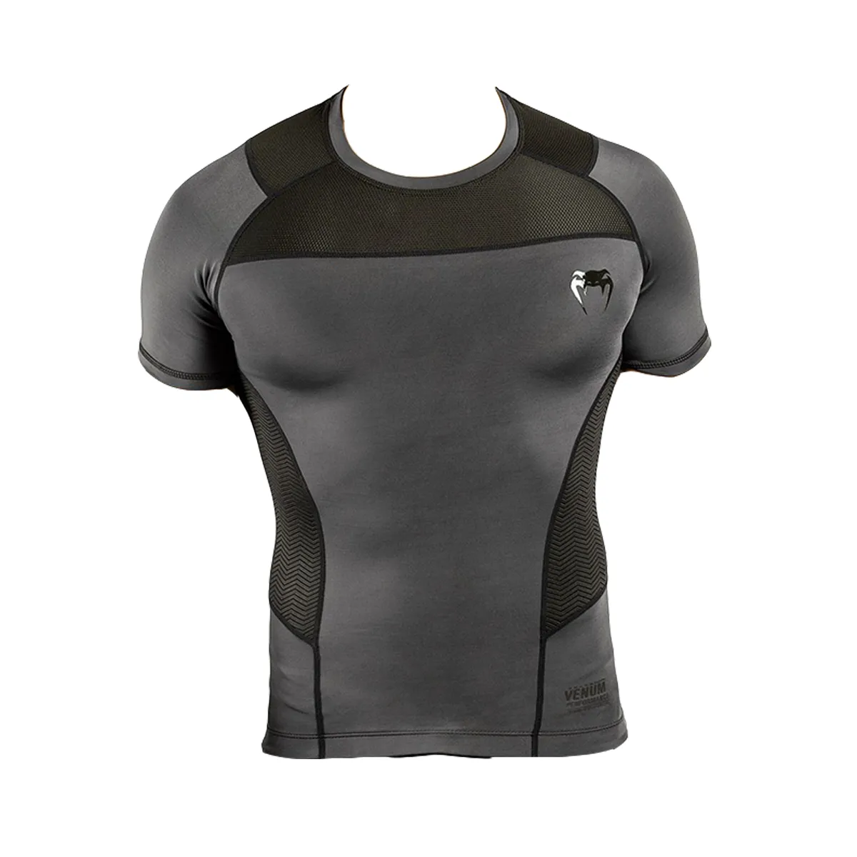 Rash Guard - Venum - 'G-Fit' - Harmaa-Musta