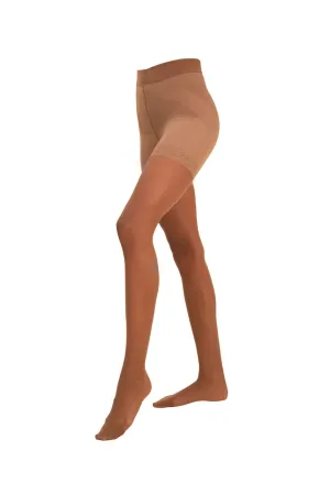 Sheer Contour Tights  Caramel