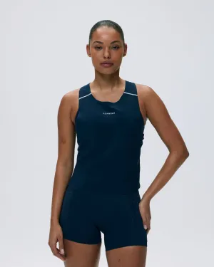Sleeveless Lightweight Running Vest - Navy Blue