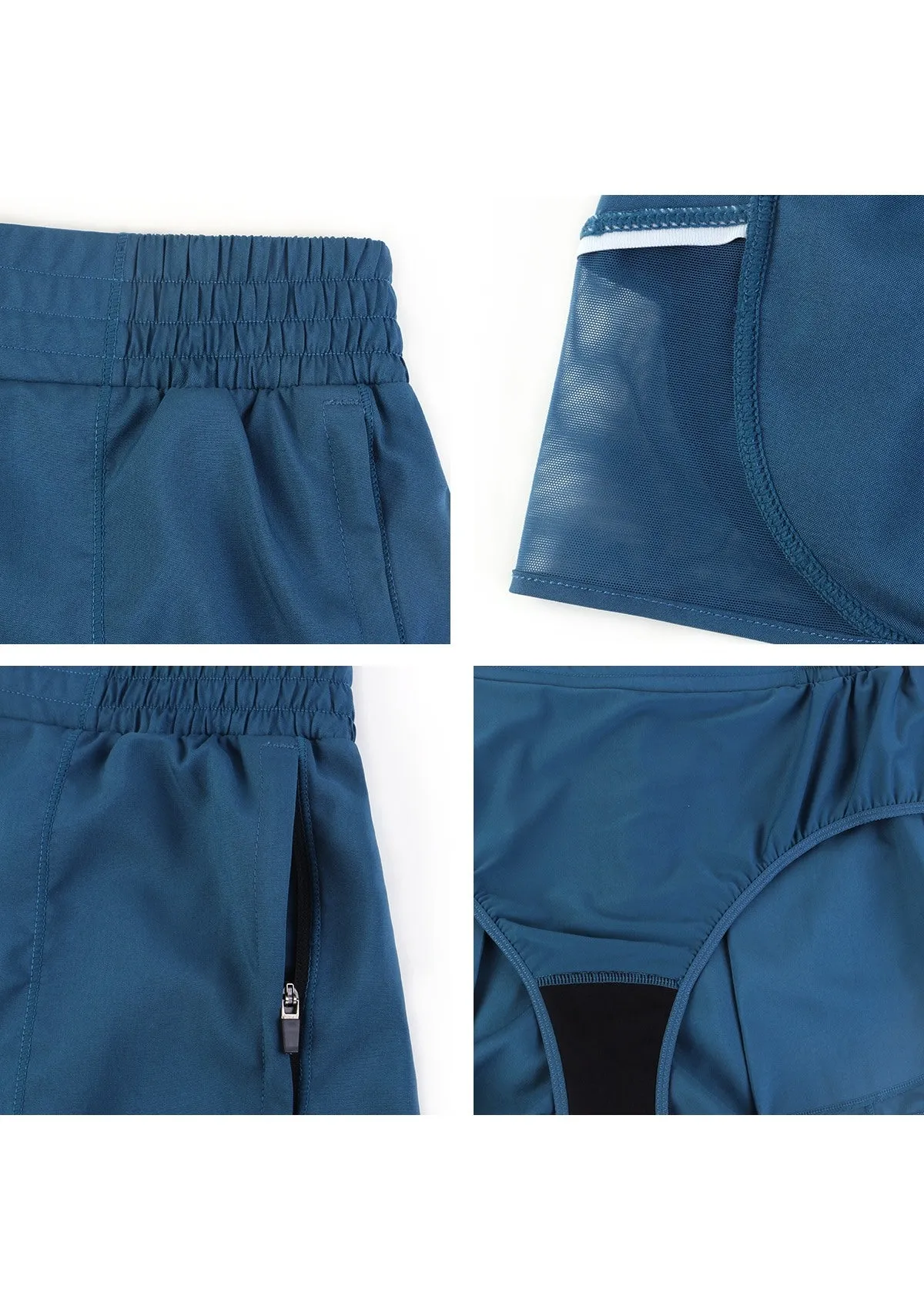 Speed Race Mid Waist Quick-Dry Running Shorts