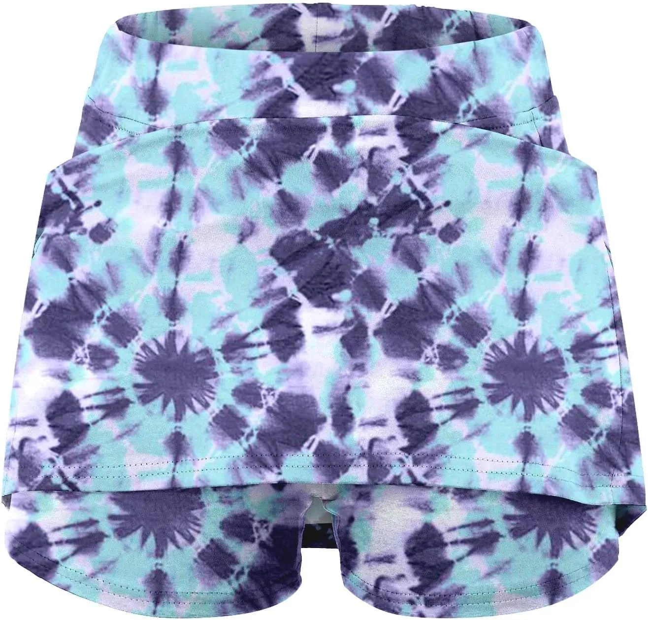 Tennis Skirts for Women Stretch Workout Lightweight Golf Athletic Skort Tie-Dye Pocket 2 in 1 Running Inner Shorts Underneath