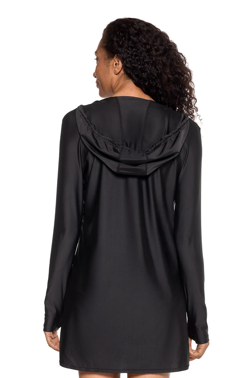 Women's Seacoast Swim Cover-Up Dress | Black