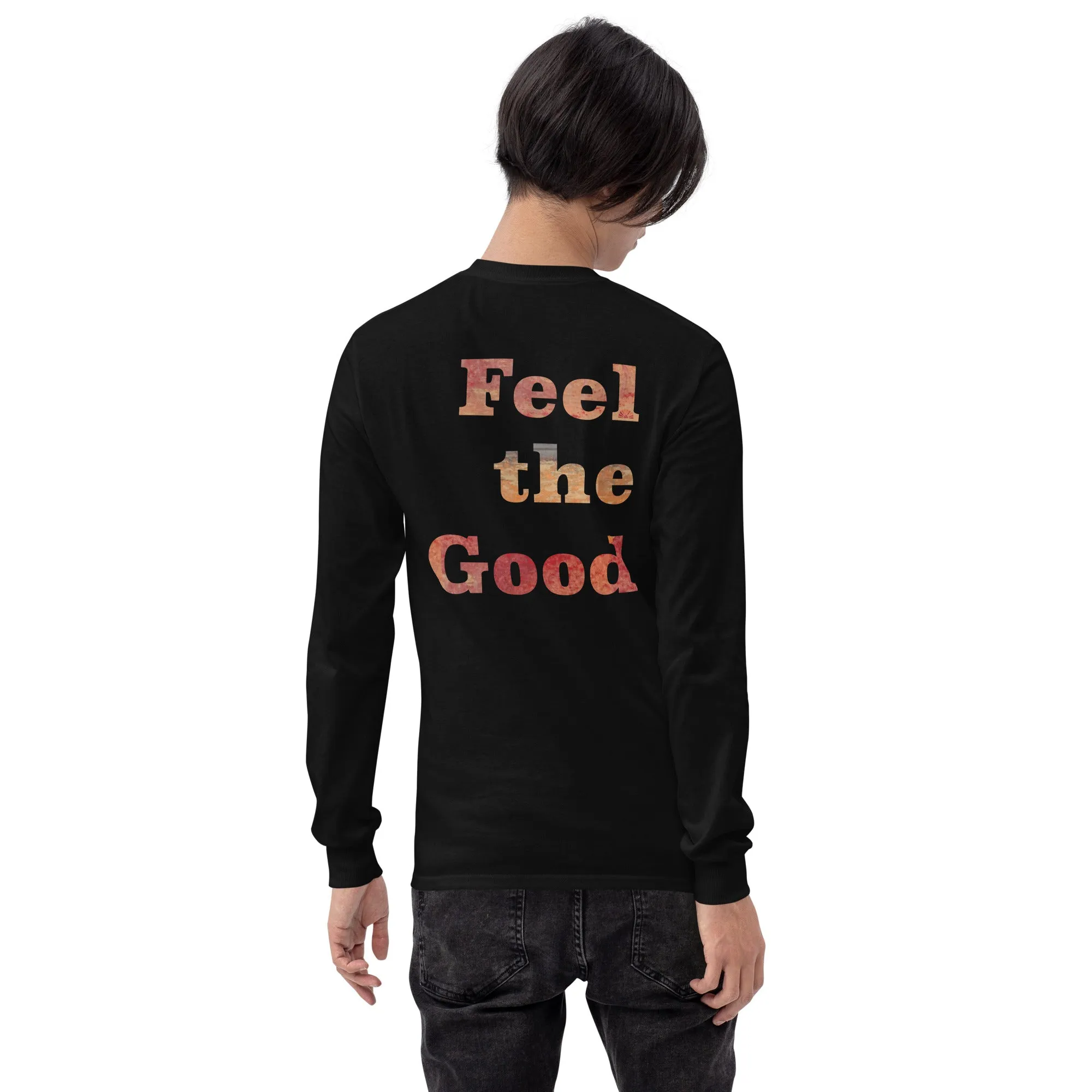 Yoga with Brett ~ Feel the Good Mens Long Sleeve Shirt